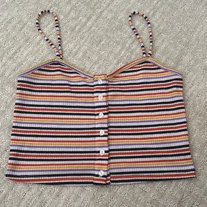 Multicolor Crop Top